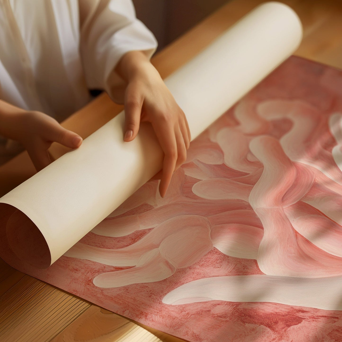 Coral Dreams In Porcelain Light