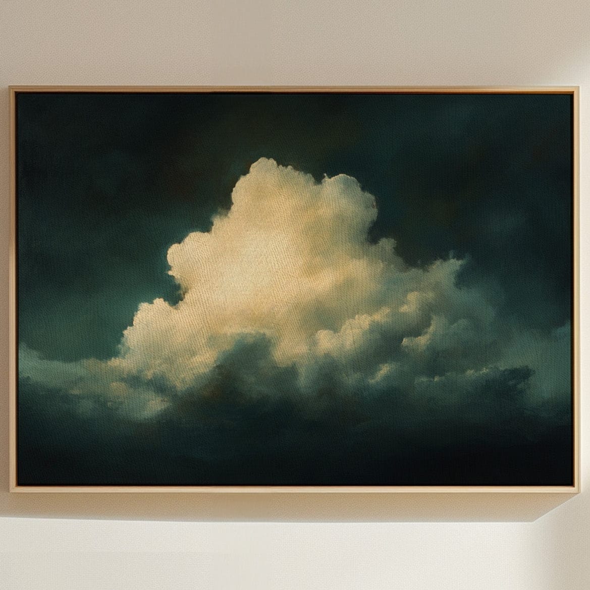 Summer Storm Builds Golden Light