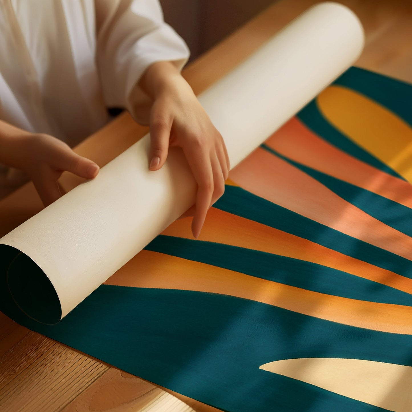 Sunlit Fingers Reach For Sky