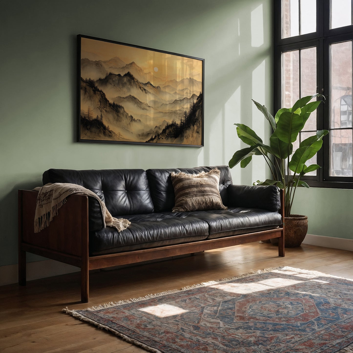 Mountains Rest In Golden Hour