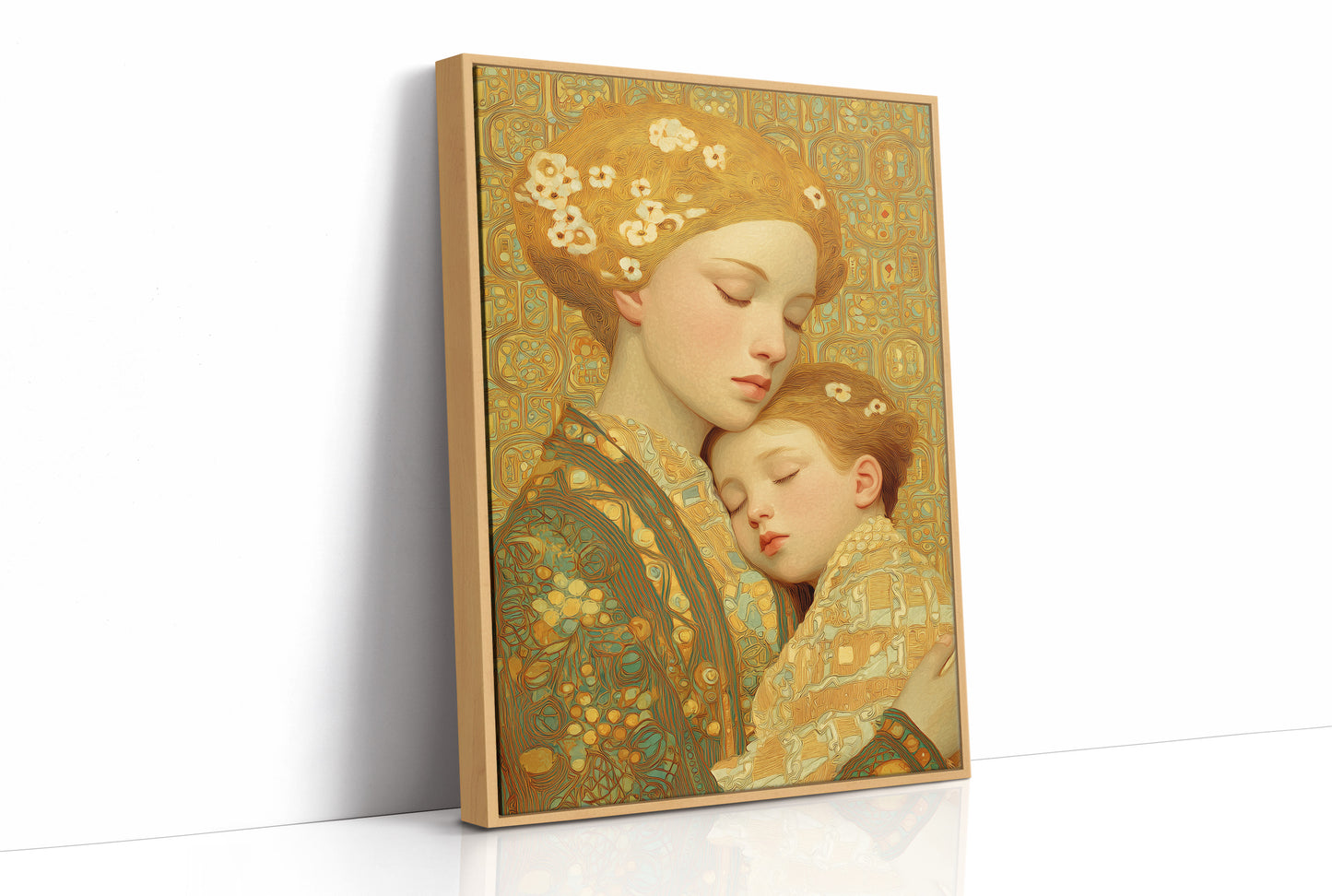 Gold and Quiet, She Holds Her
