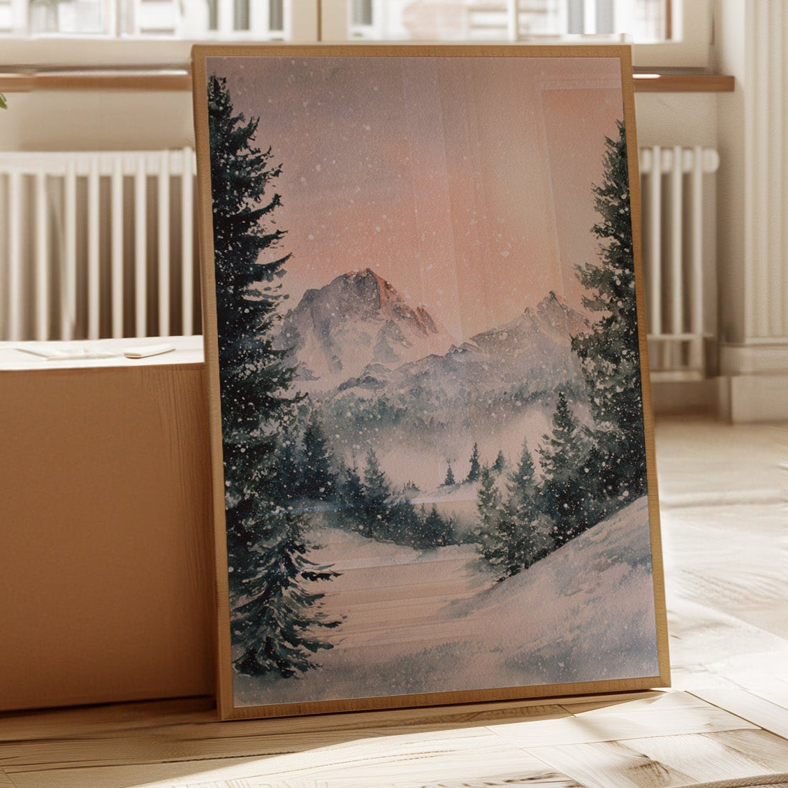 When Mountains Cradle the Snow
