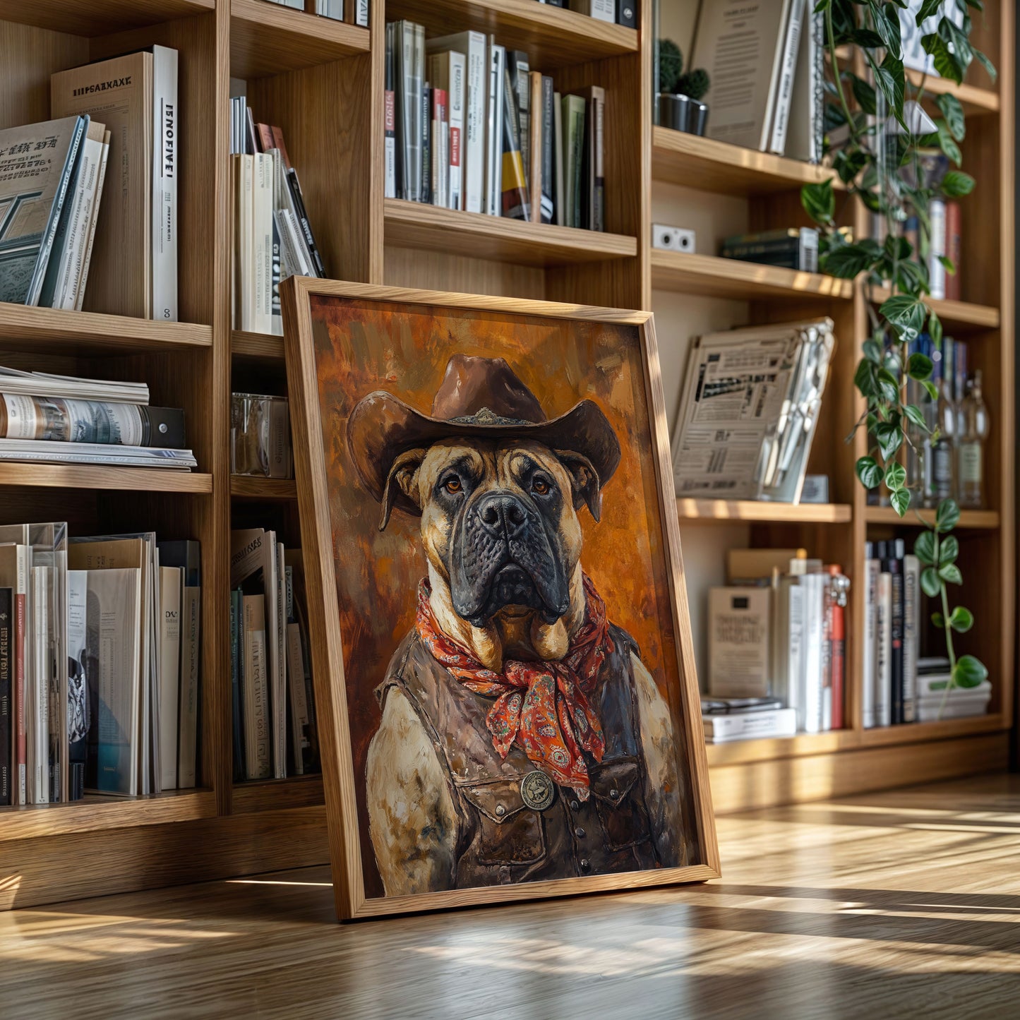 Bullmastiff Sheriff of the High Plains