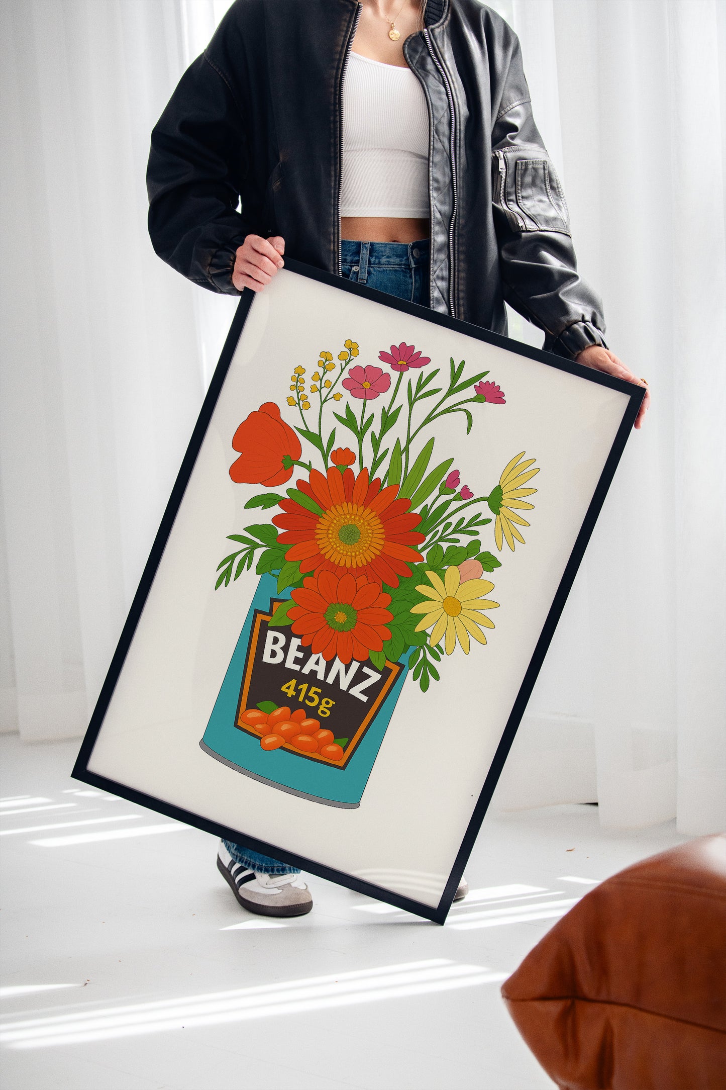 Blooms in a Beanz Tin