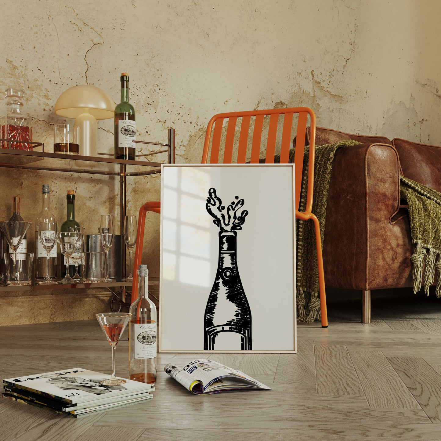 Midnight Bubbles Dance Their Joy