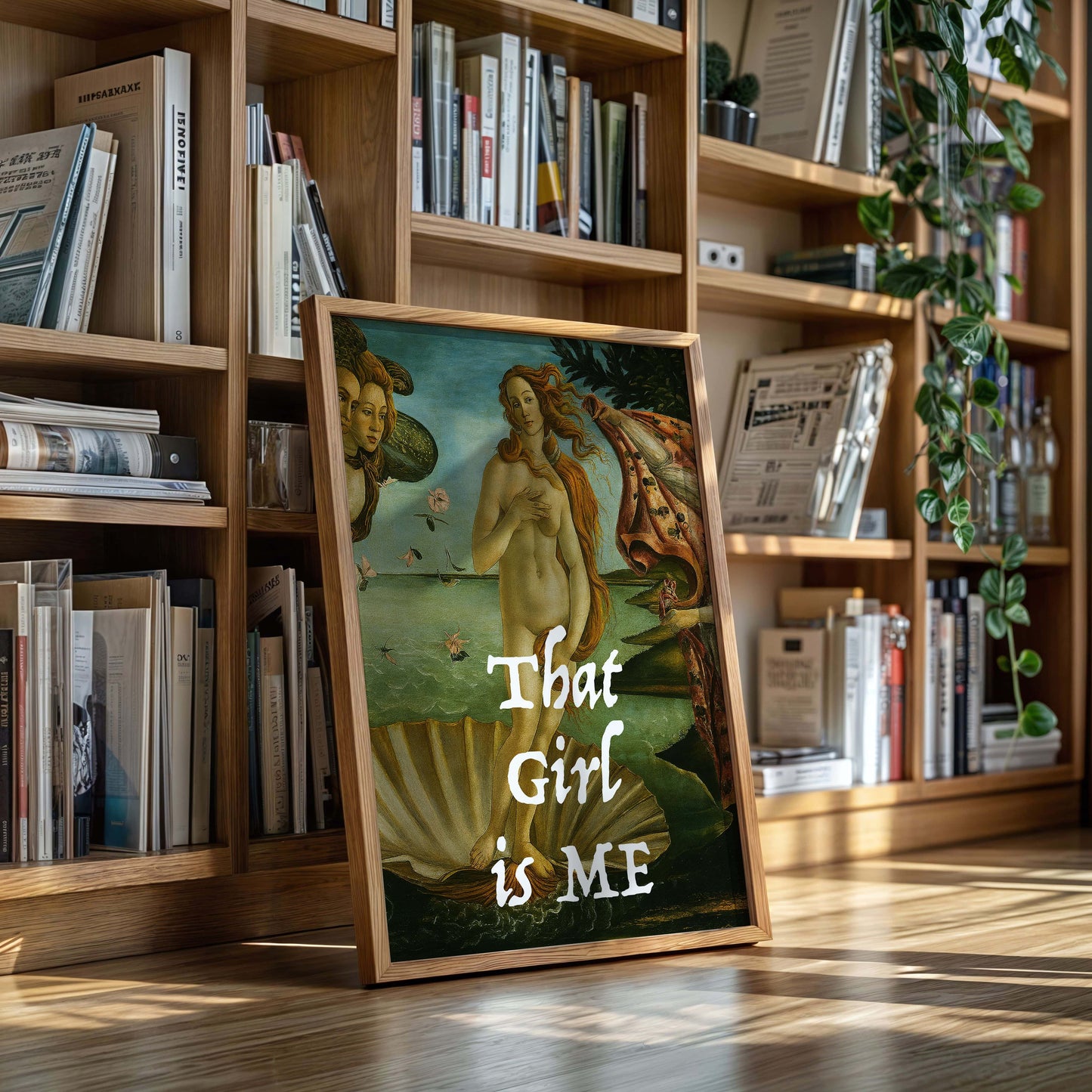 Classical Beauty Meets Modern Text
