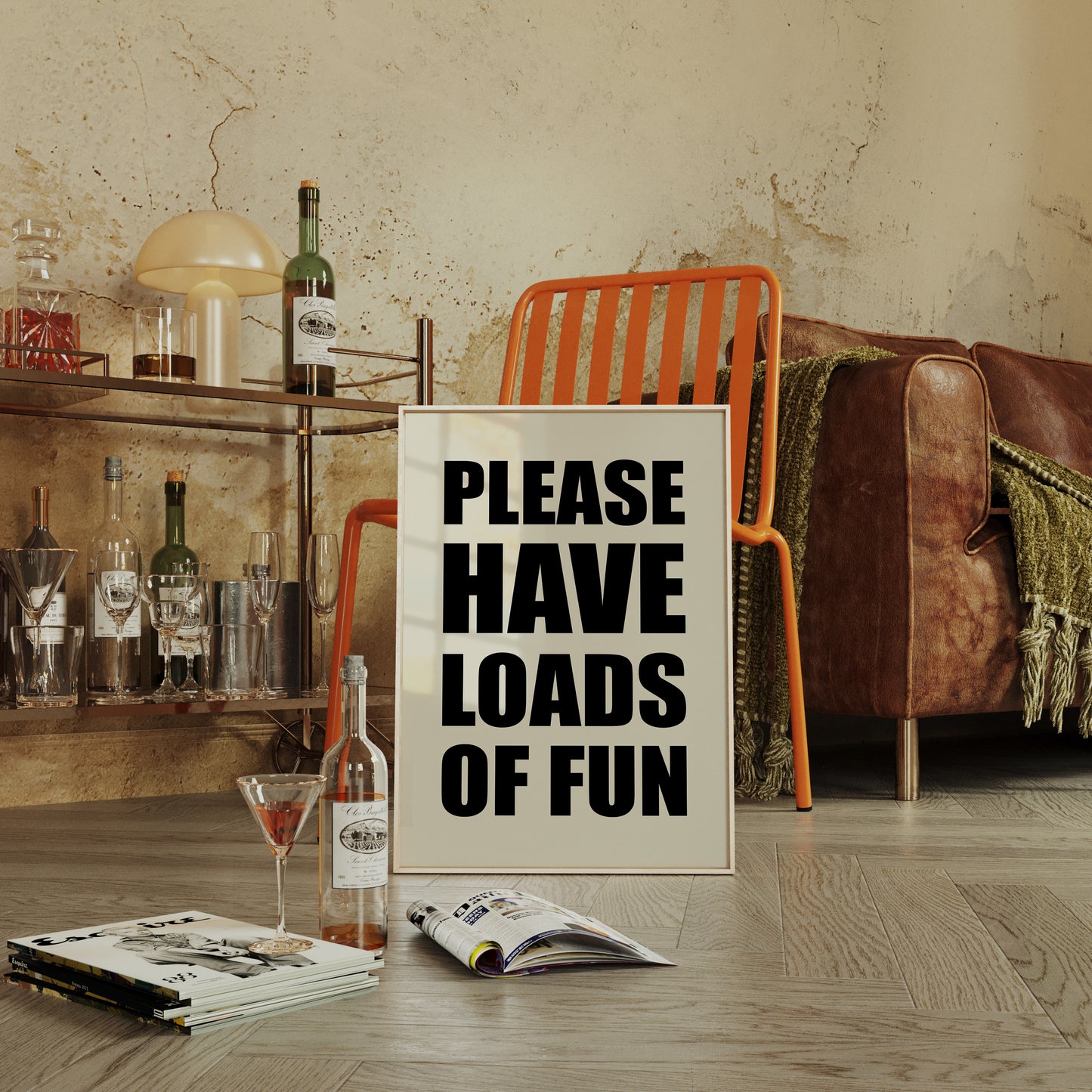 Bold Letters Make Polite Demands