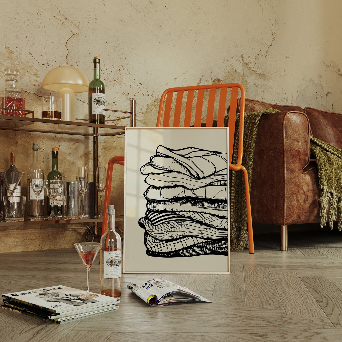 Soft Lines Of Sunday Morning