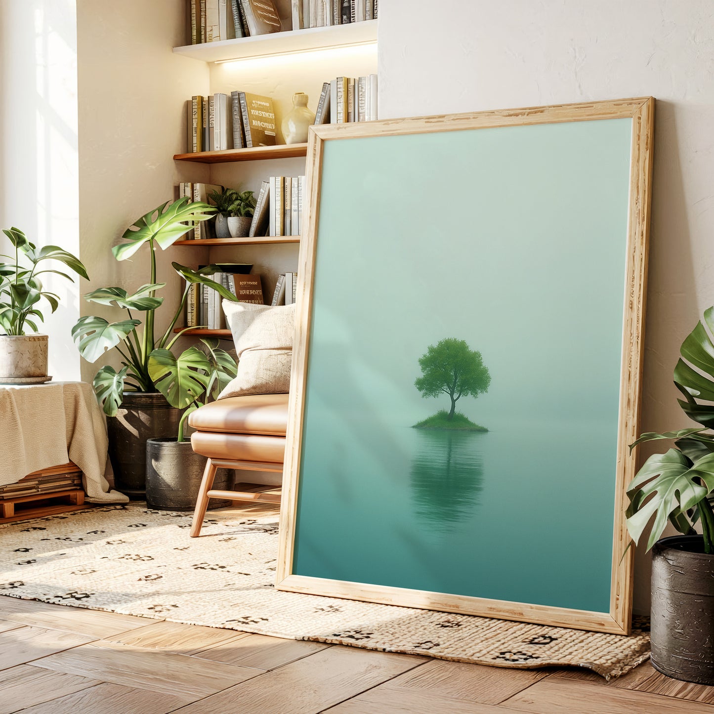 Solitary Tree in Mist