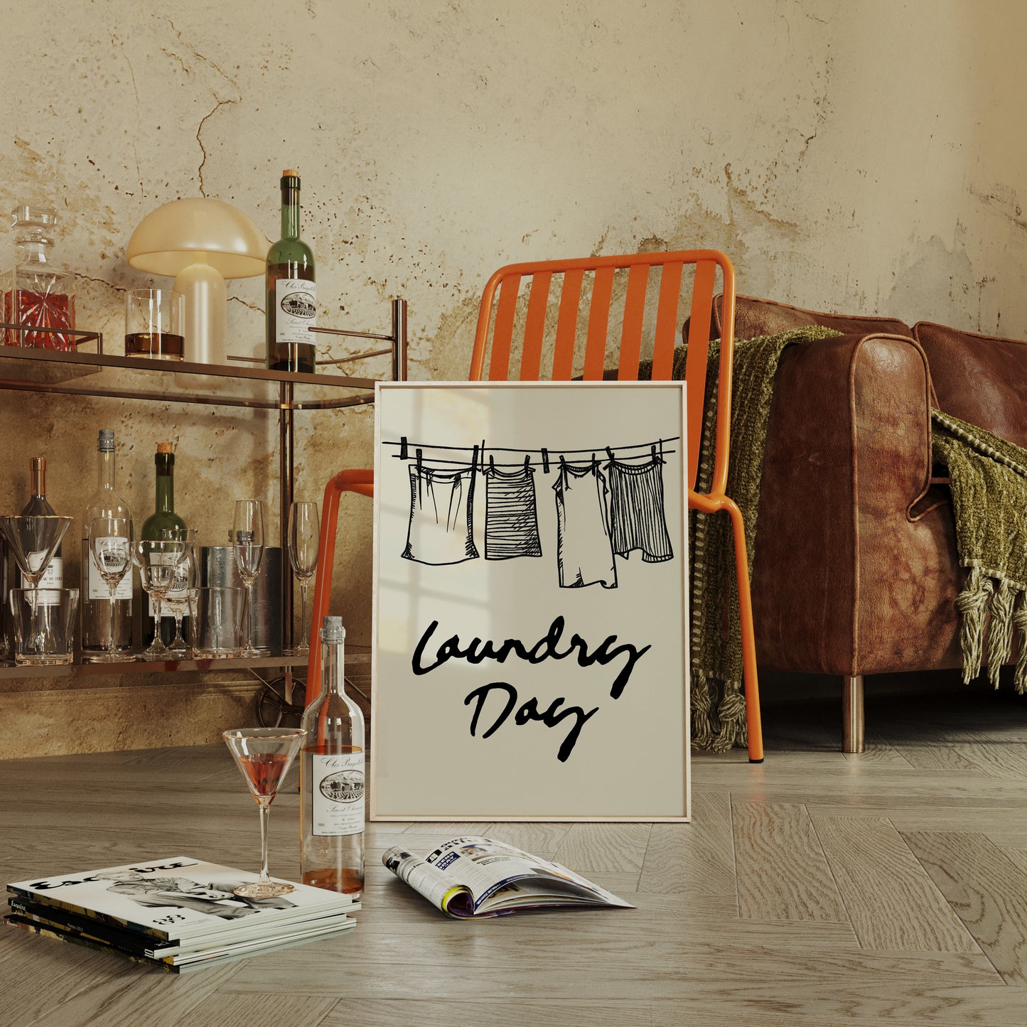 Clothespins Dance In Morning Light