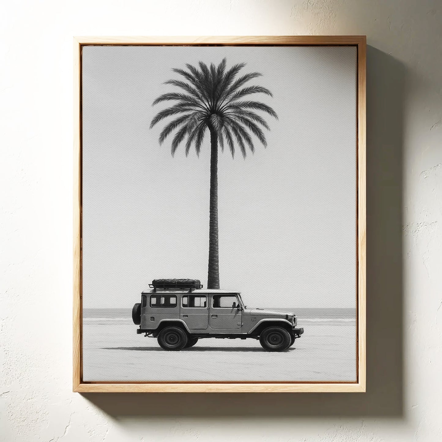 Palm Tree and Beach Cruiser Still Life