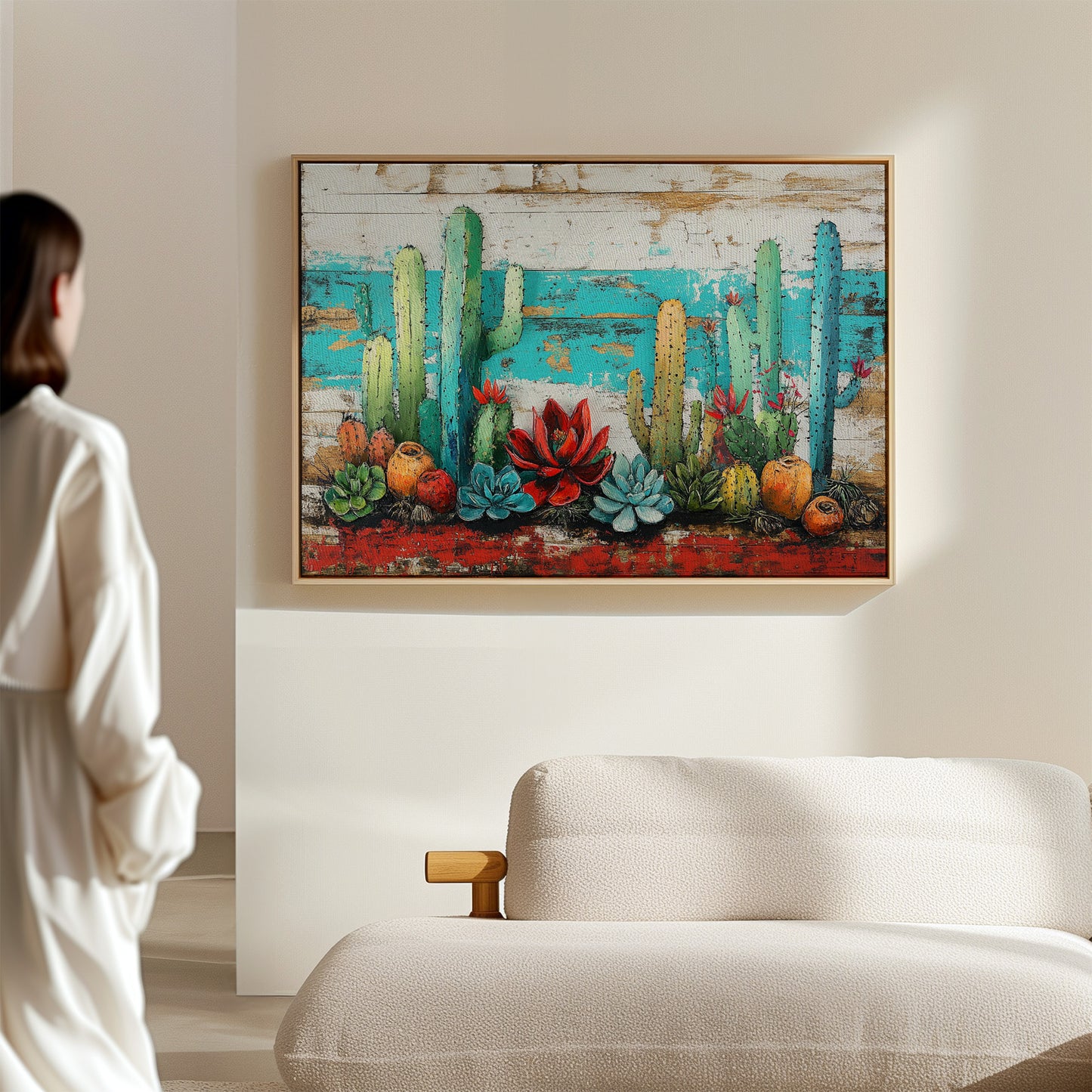 Desert Blooms Paint Turquoise Dreams