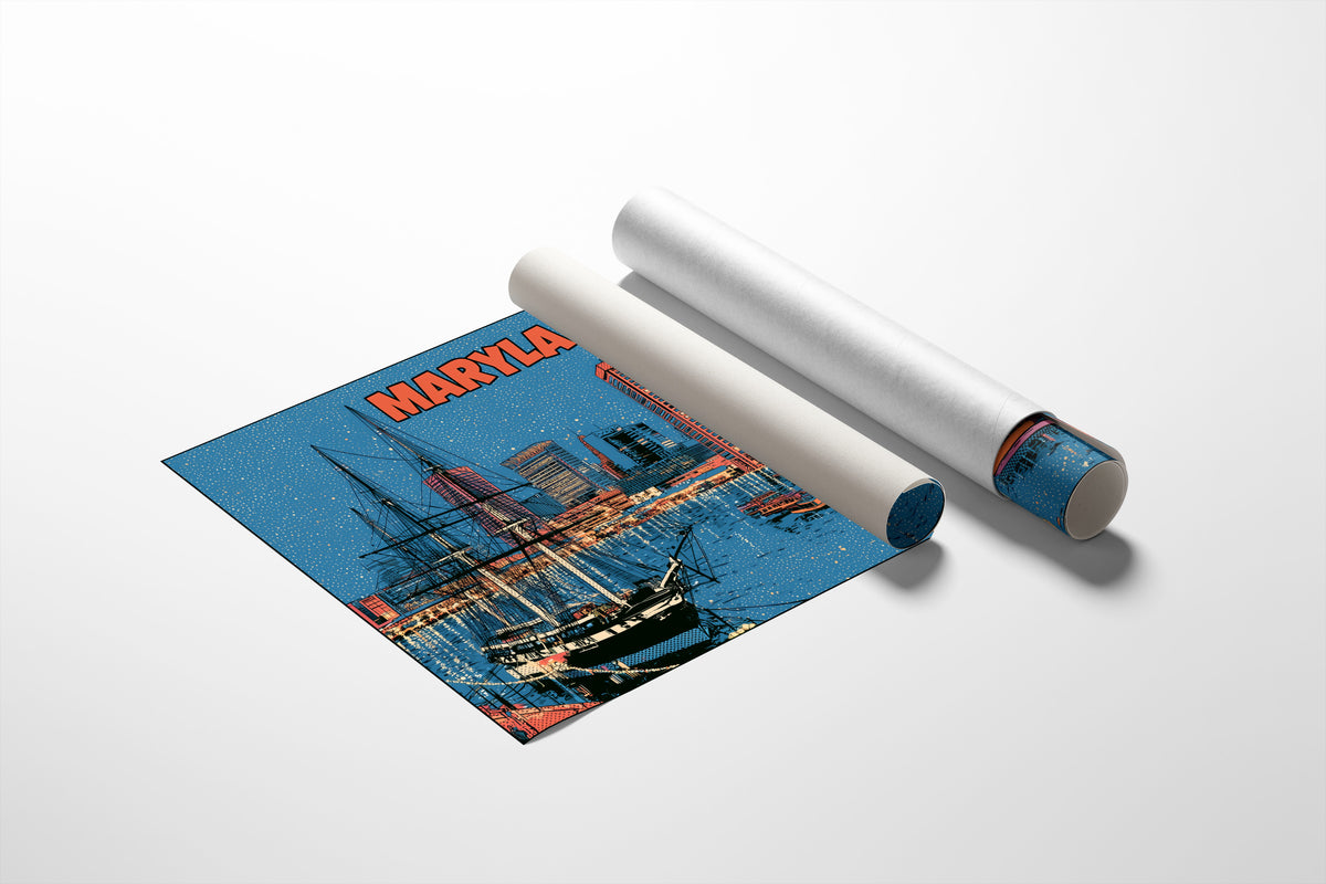 Maryland Harbor Pop Art