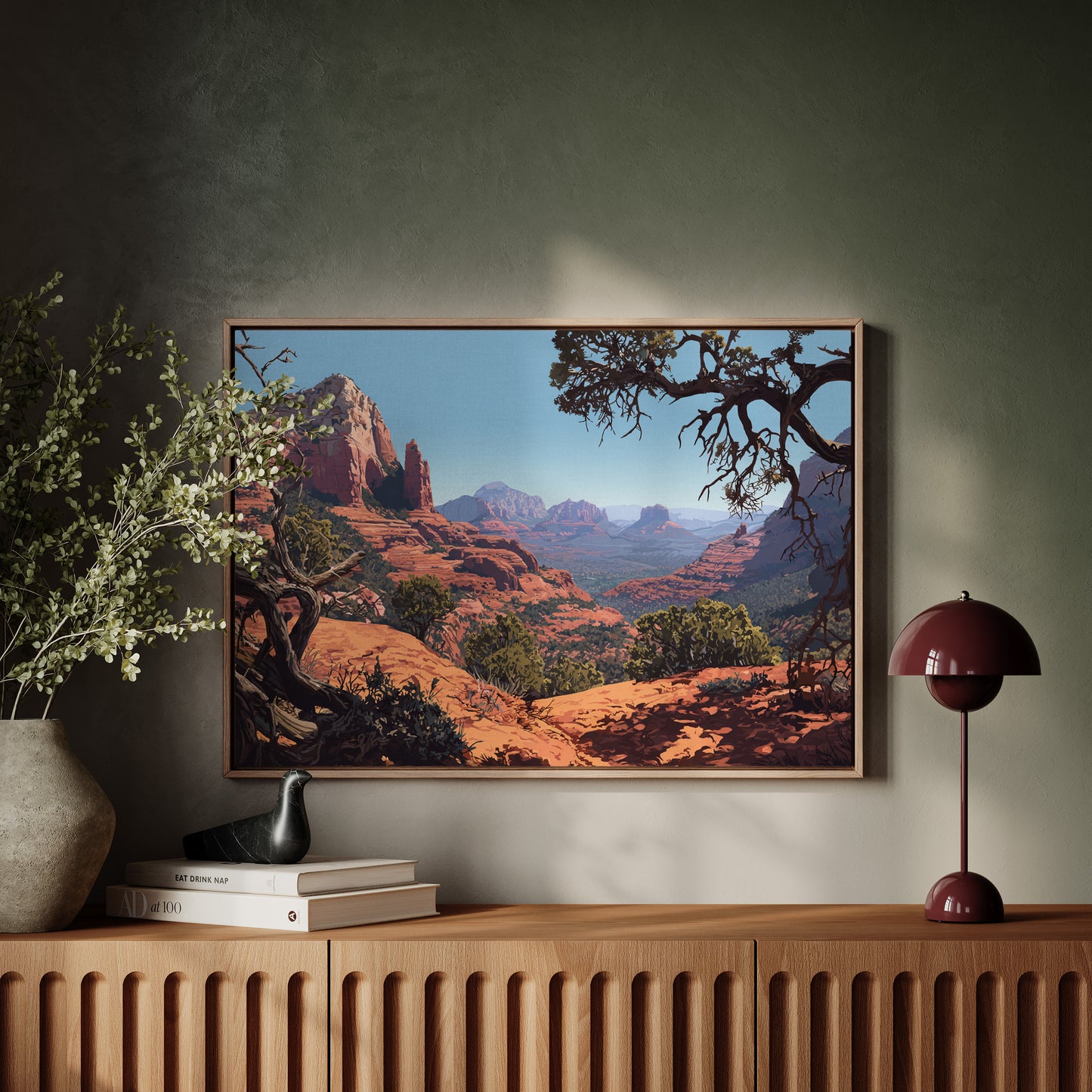 Twisted Juniper Frames Desert Peaks