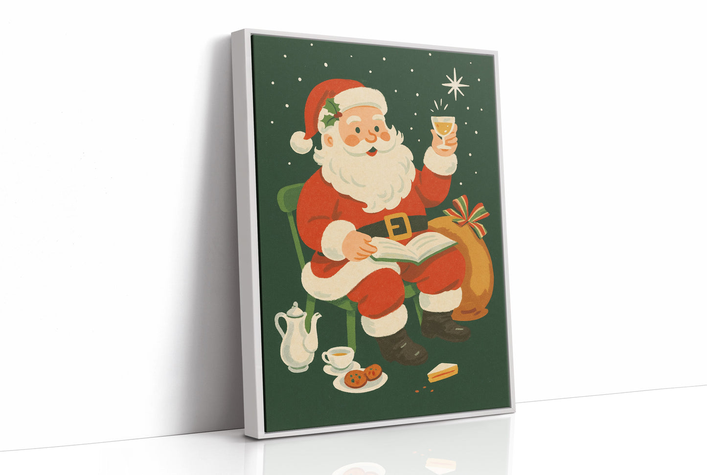 Jolly Old Saint Takes Pause