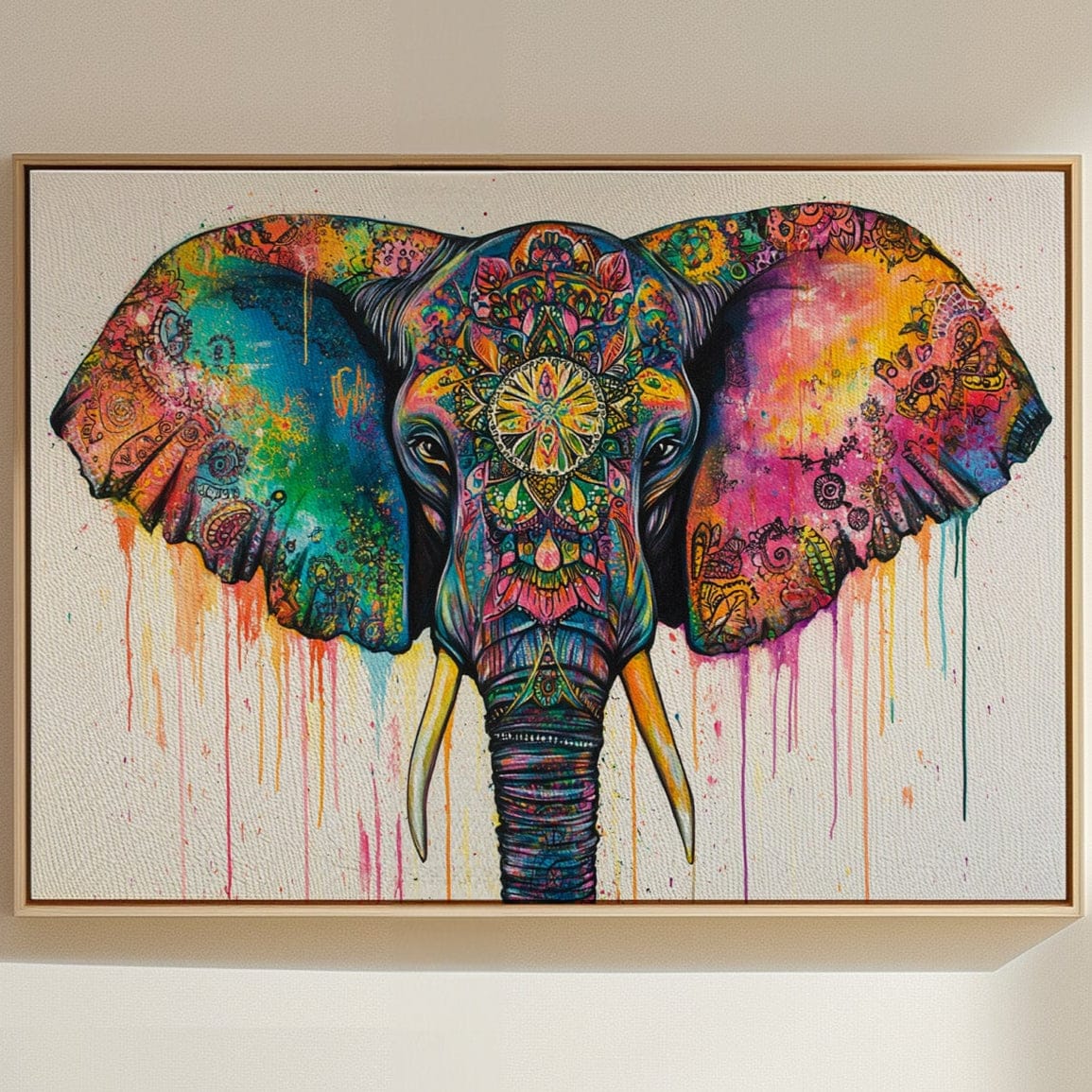 Sacred Colors Dance Through Tusks