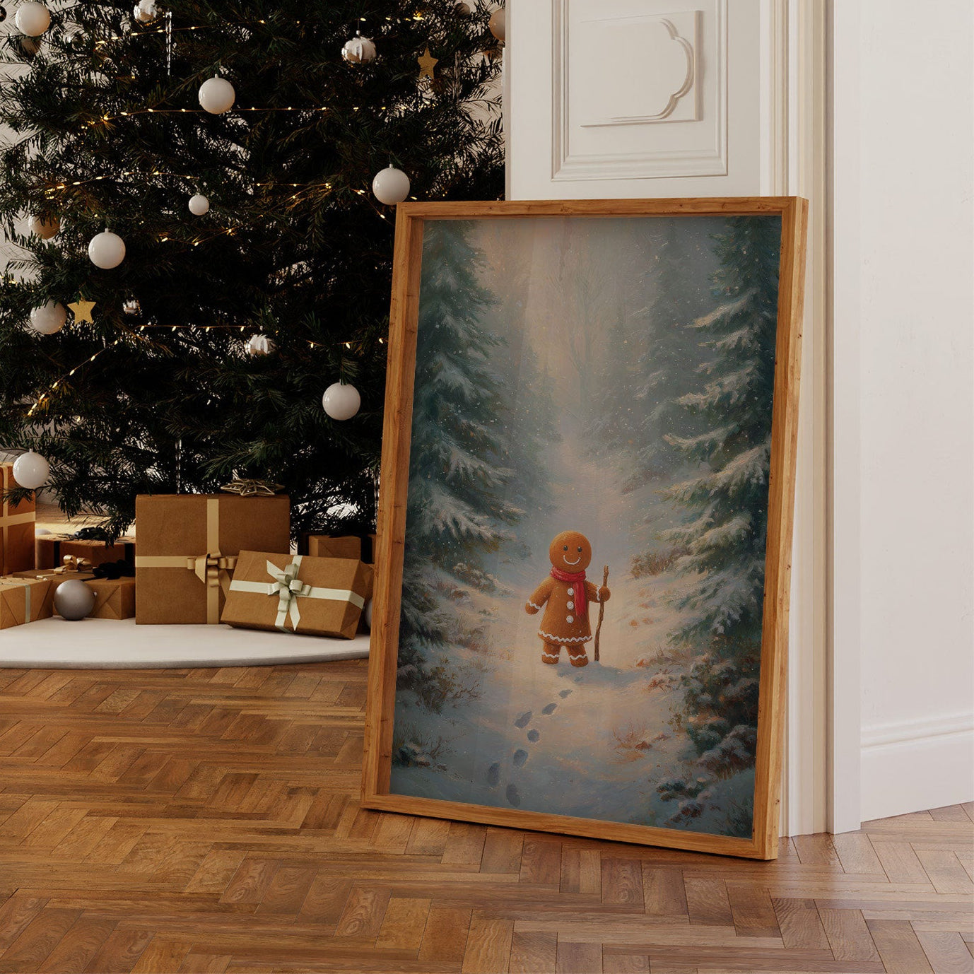 Gingerbread Explorer Finds Winter Path