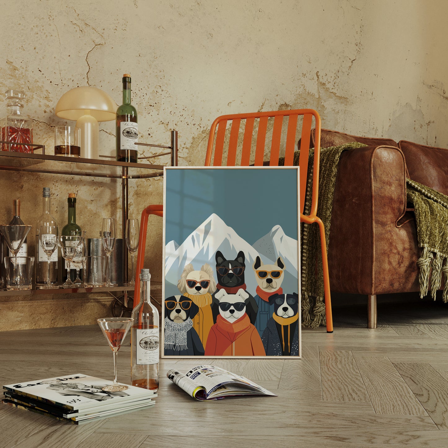 Mountain Dogs Rock Their Alps Ski