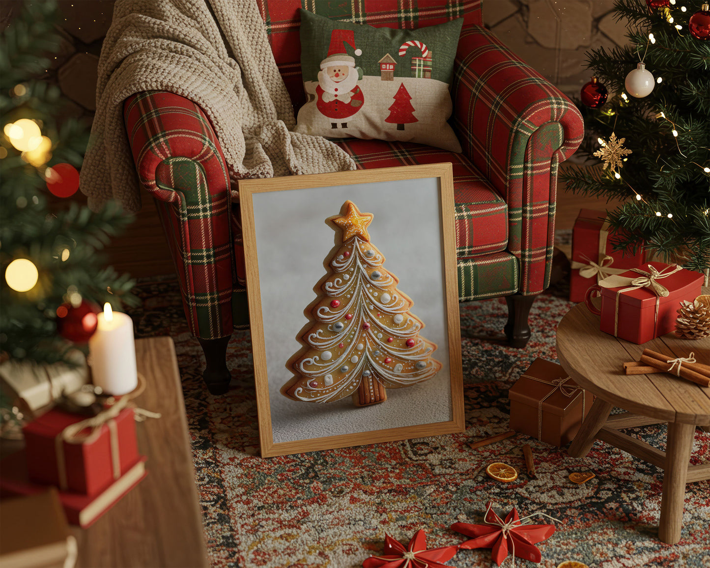 Sweet Frost Adorns December's Tree