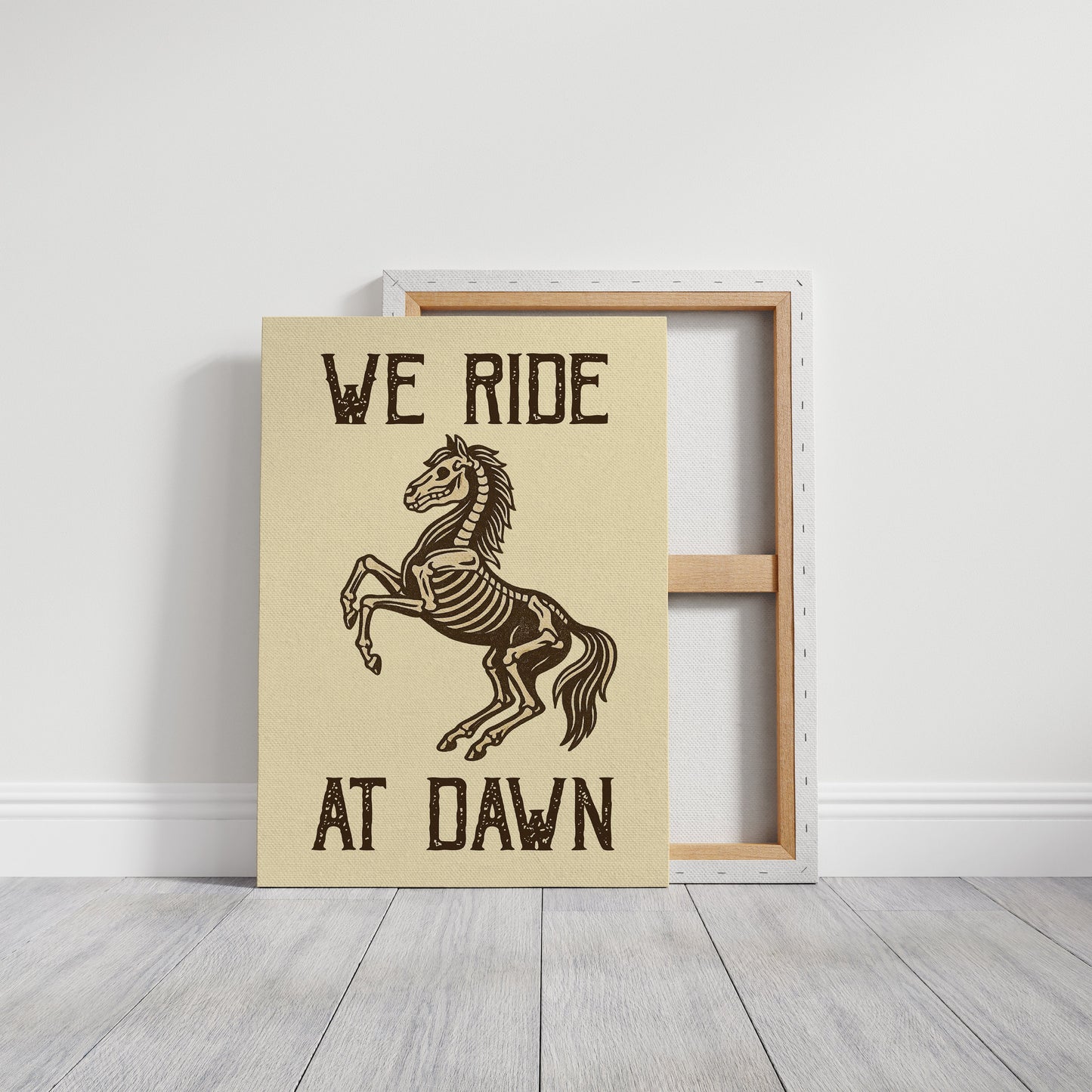Ride at Dawn Bones Dance Under Desert Sun