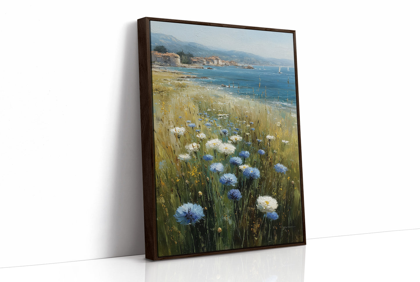 Cornflowers Face the Sailing Wind
