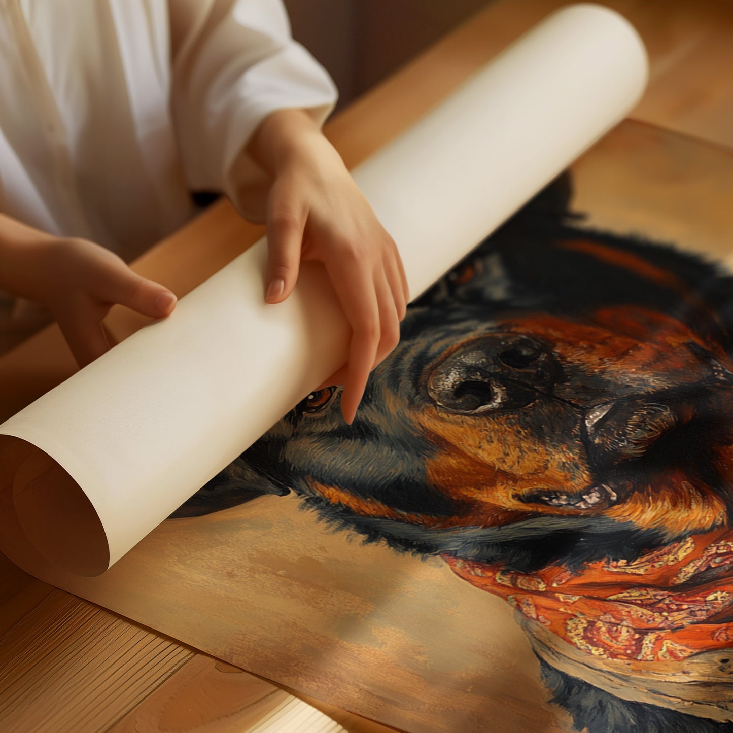 Rottweiler Ranger in the Wild West