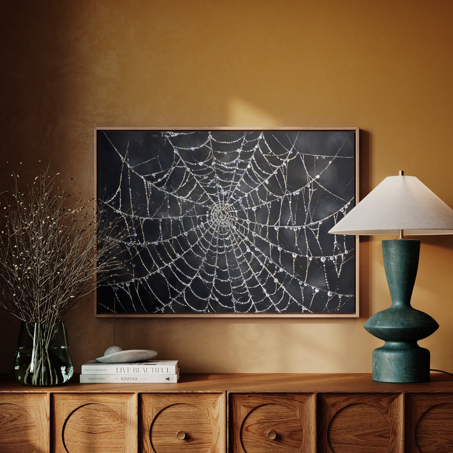 Glistening Threads of Morning Light