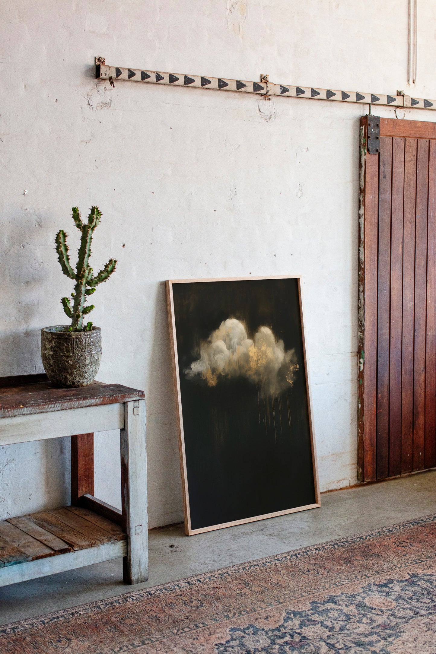 Gold Rain Beneath a Quiet Cloud