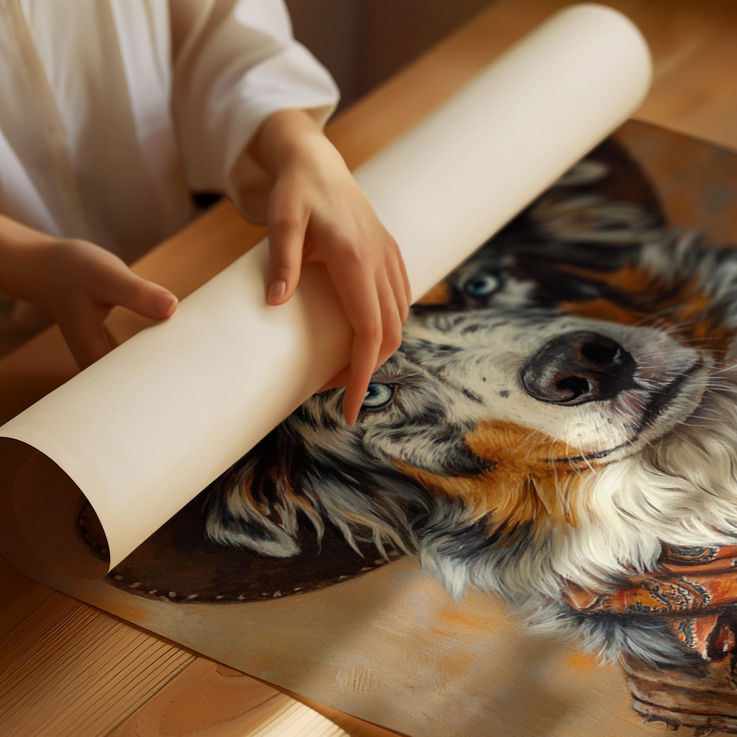 Australian Shepard Sheriff of the Painted Plains