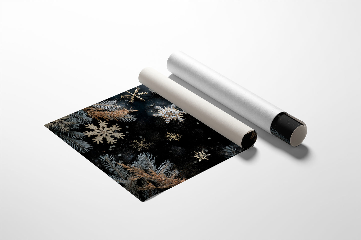 Frost Dances Through Midnight Pines