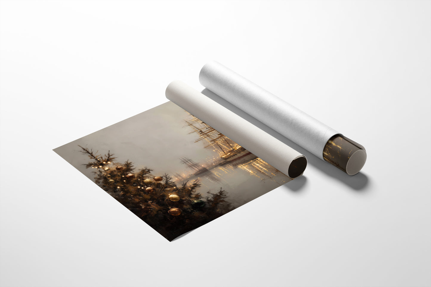 The Fleet Slept Under Holiday Lights