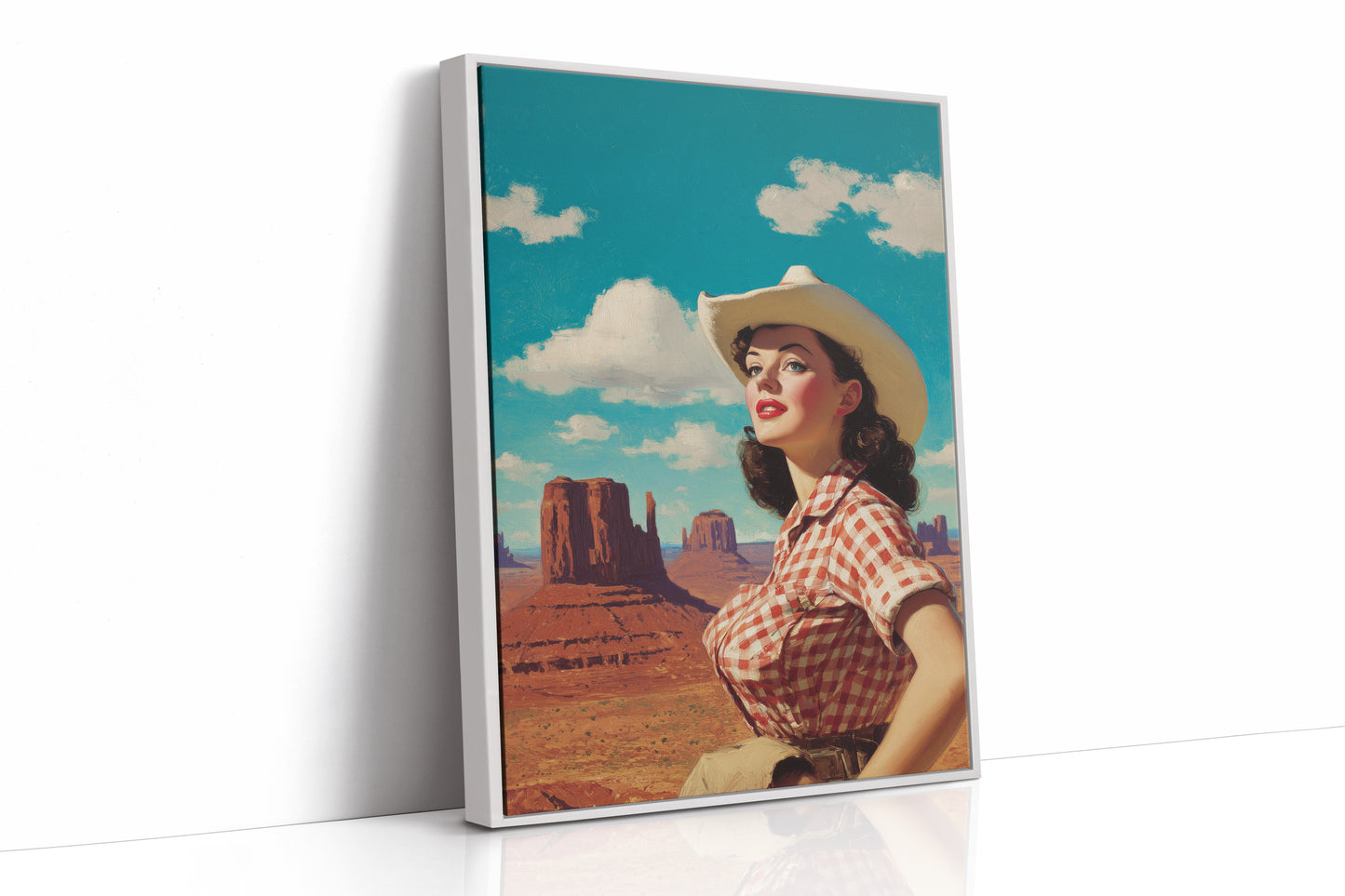 Red Gingham Meets Monument Valley