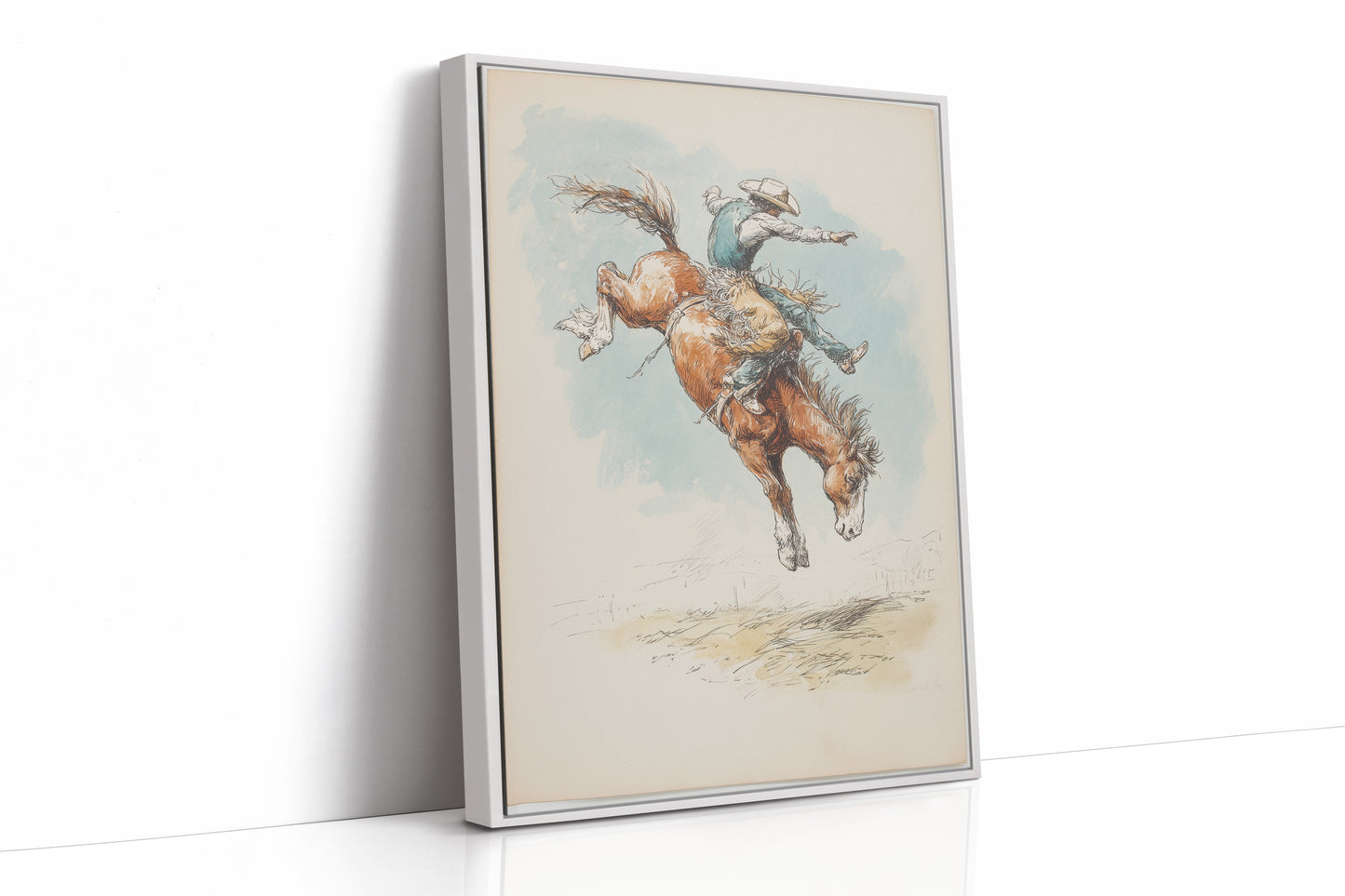 Wild Bronco Writes Sky Poetry