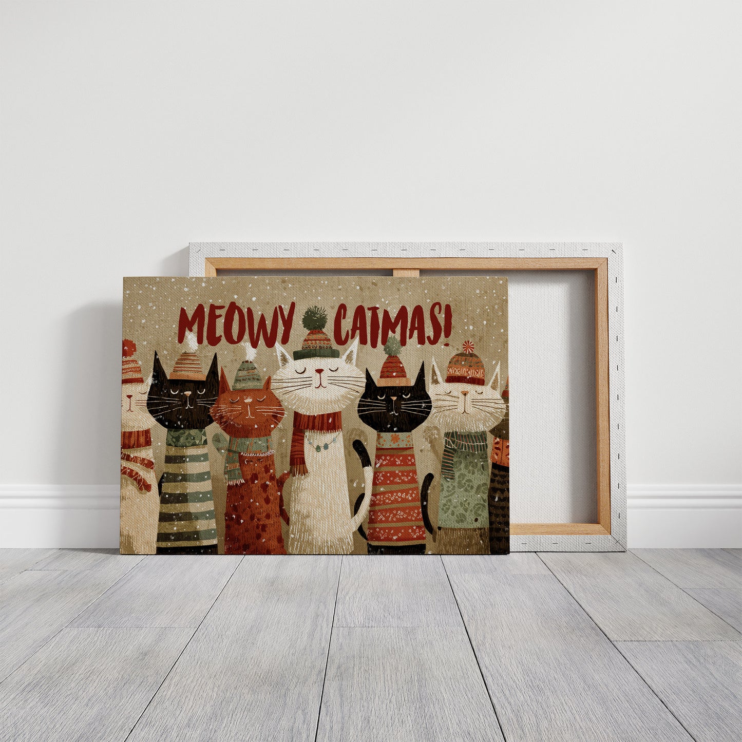 Feline Choir Sings Winter Joy