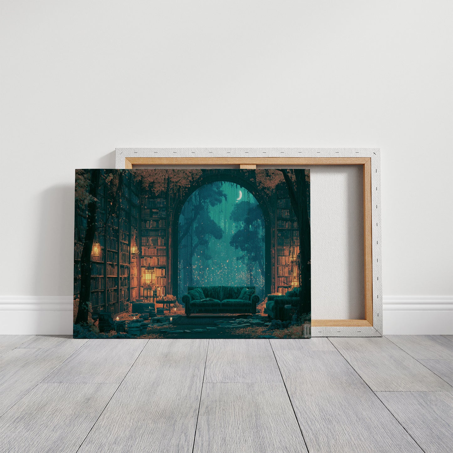 Midnight Library, Moonlit Woods