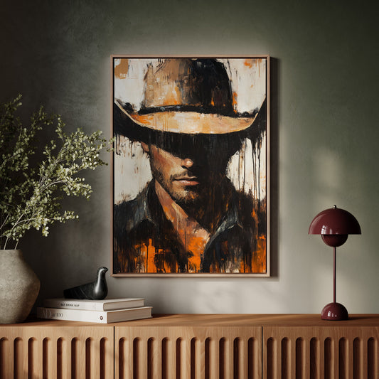 Shadowed Cowboy – Bold Western Expression