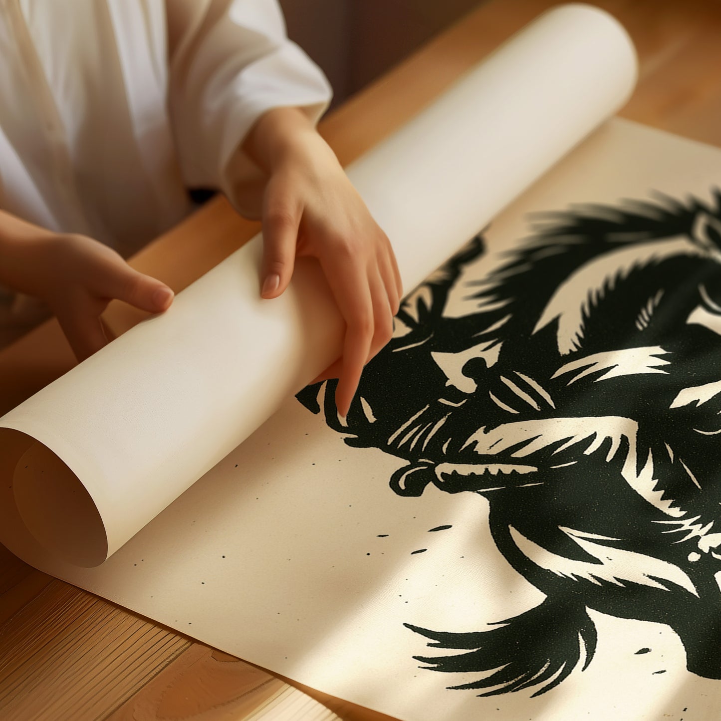 Cowboy Gunfire in the Dust