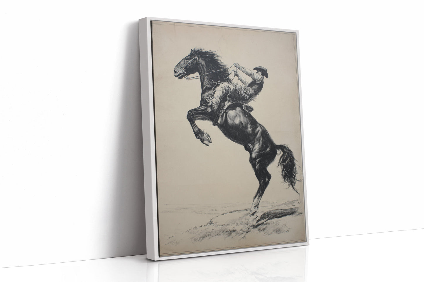 Wild Stallion Dances With Thunder