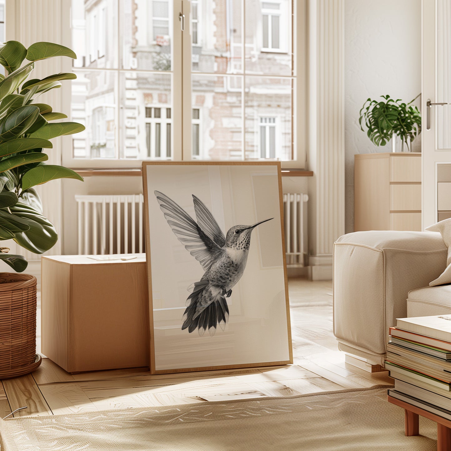 Graceful Hummingbird in Flight