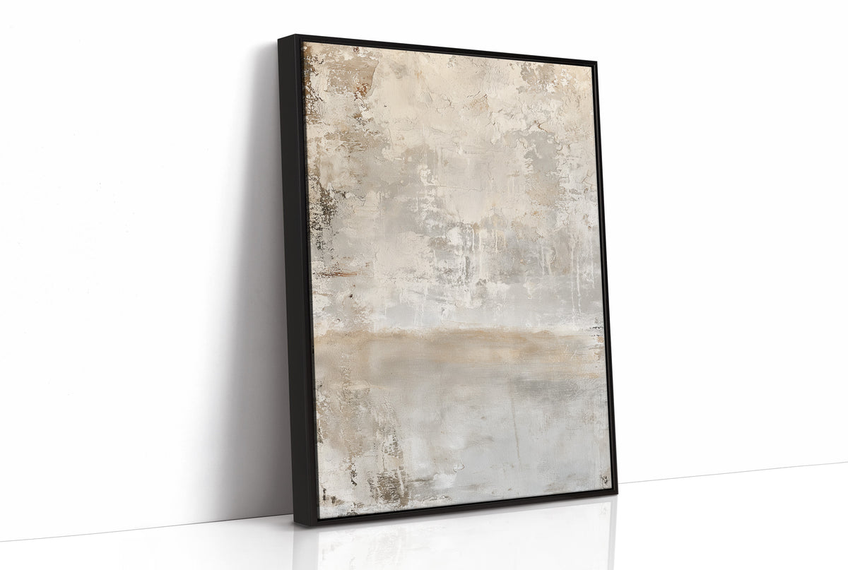 Weathered Neutral Plaster Abstract
