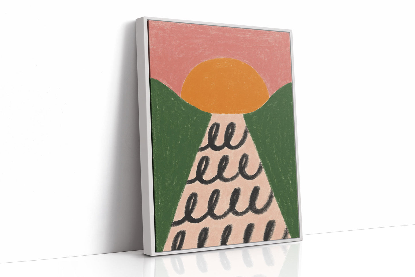 Morning Waves Roll Through Hills