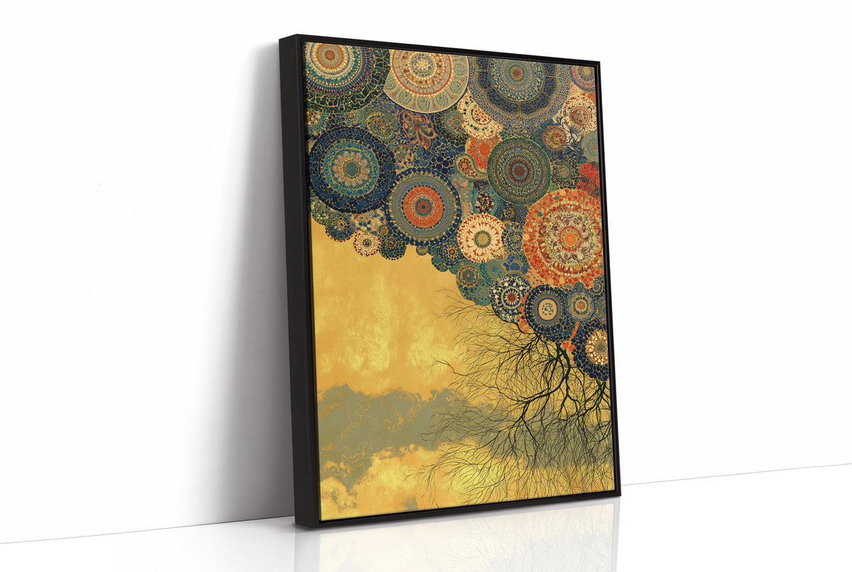 Golden Mosaic Tree of Life