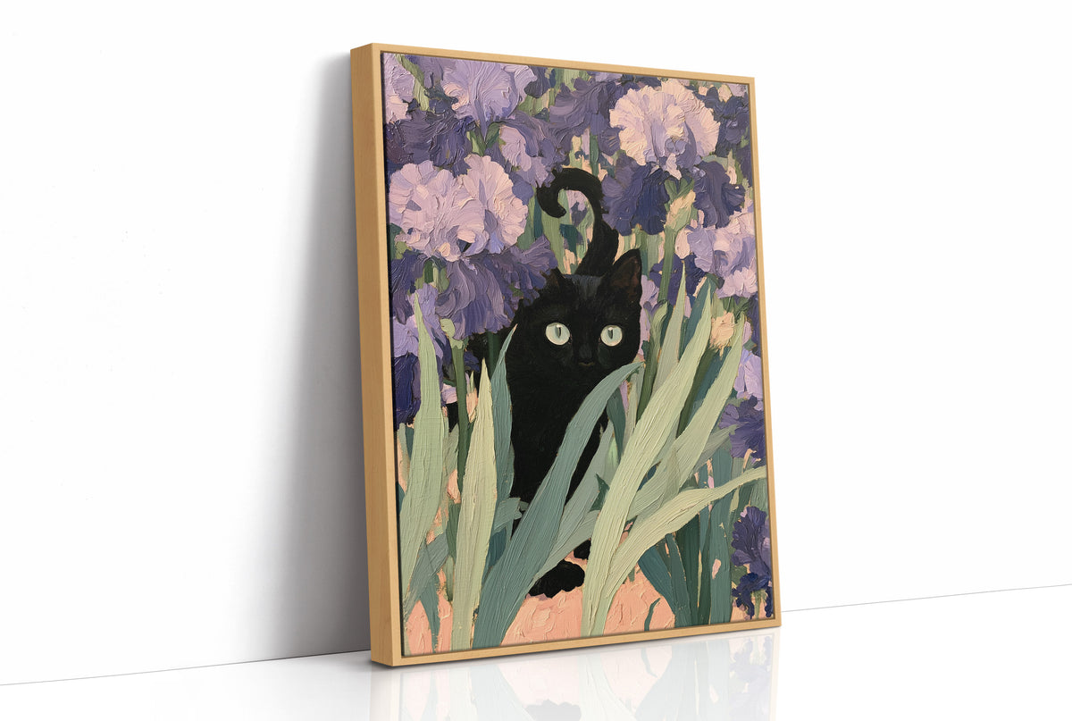 Hide and Seek Among the Irises