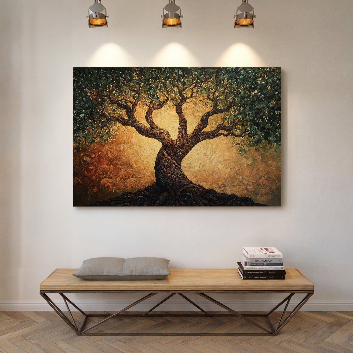 Ancient Olive Dances At Dawn