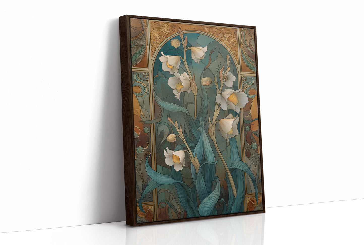 Where Daffodils Dream In Teal