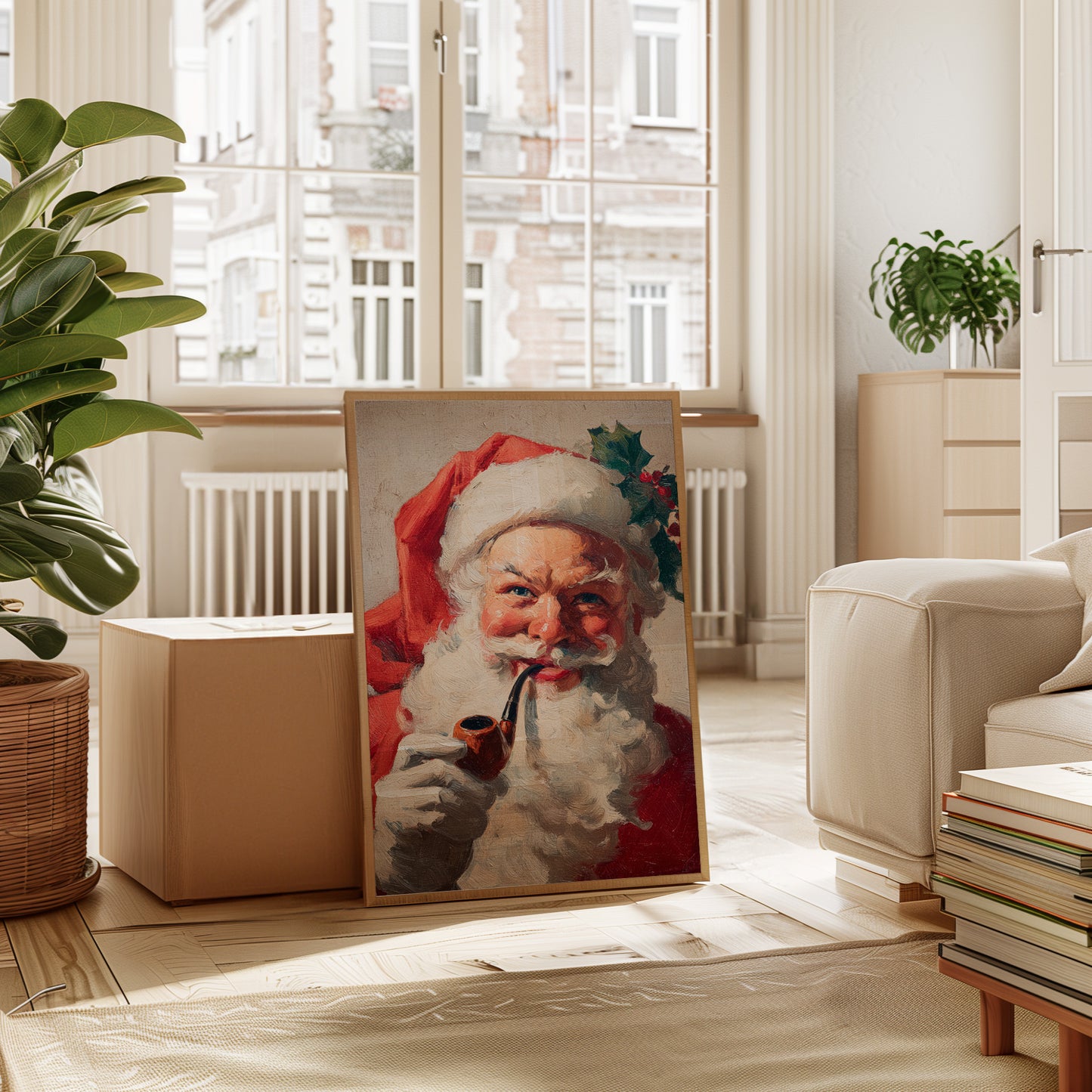 Santa's Cheerful Confectionery Whimsy