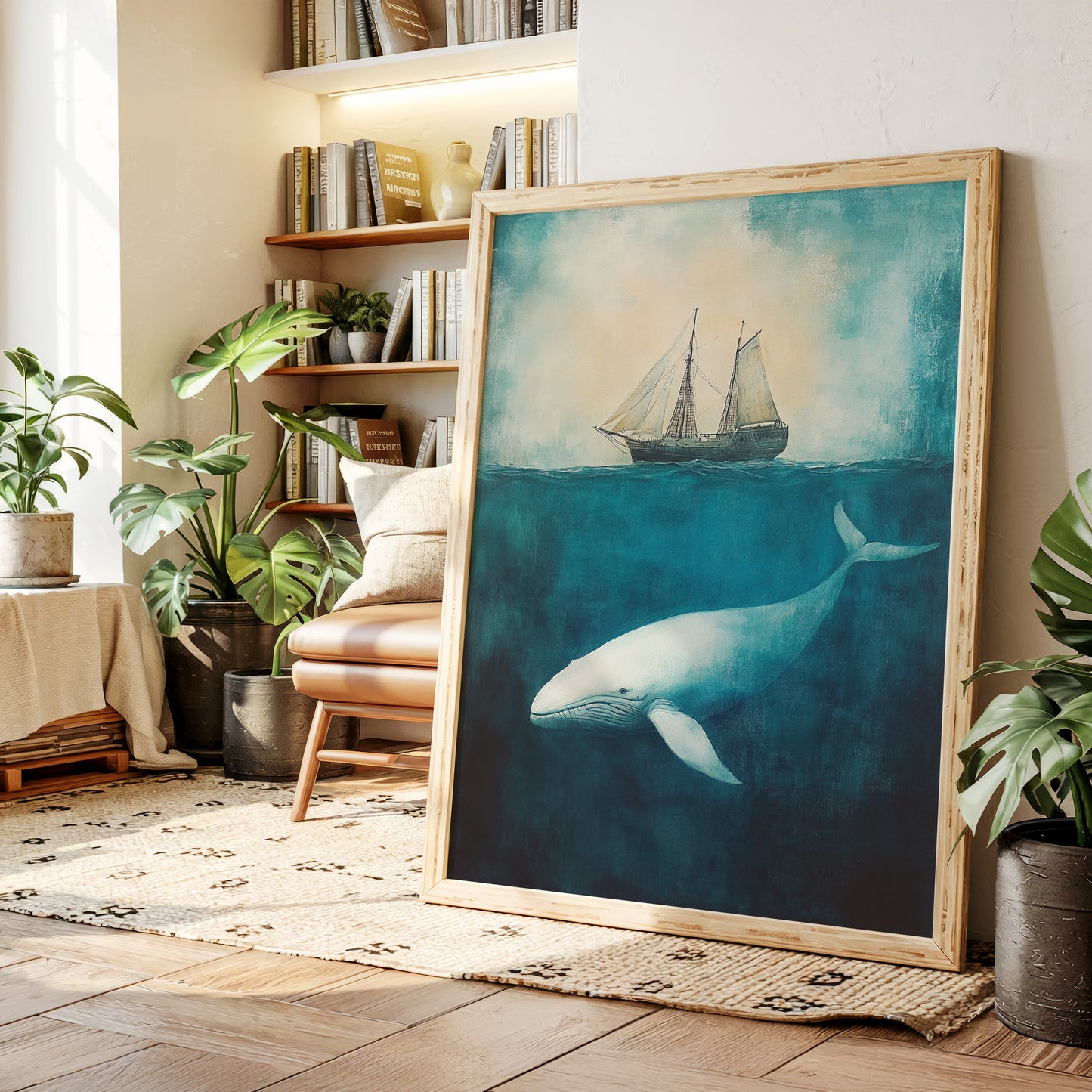 Deep Blue Silence and the Whale