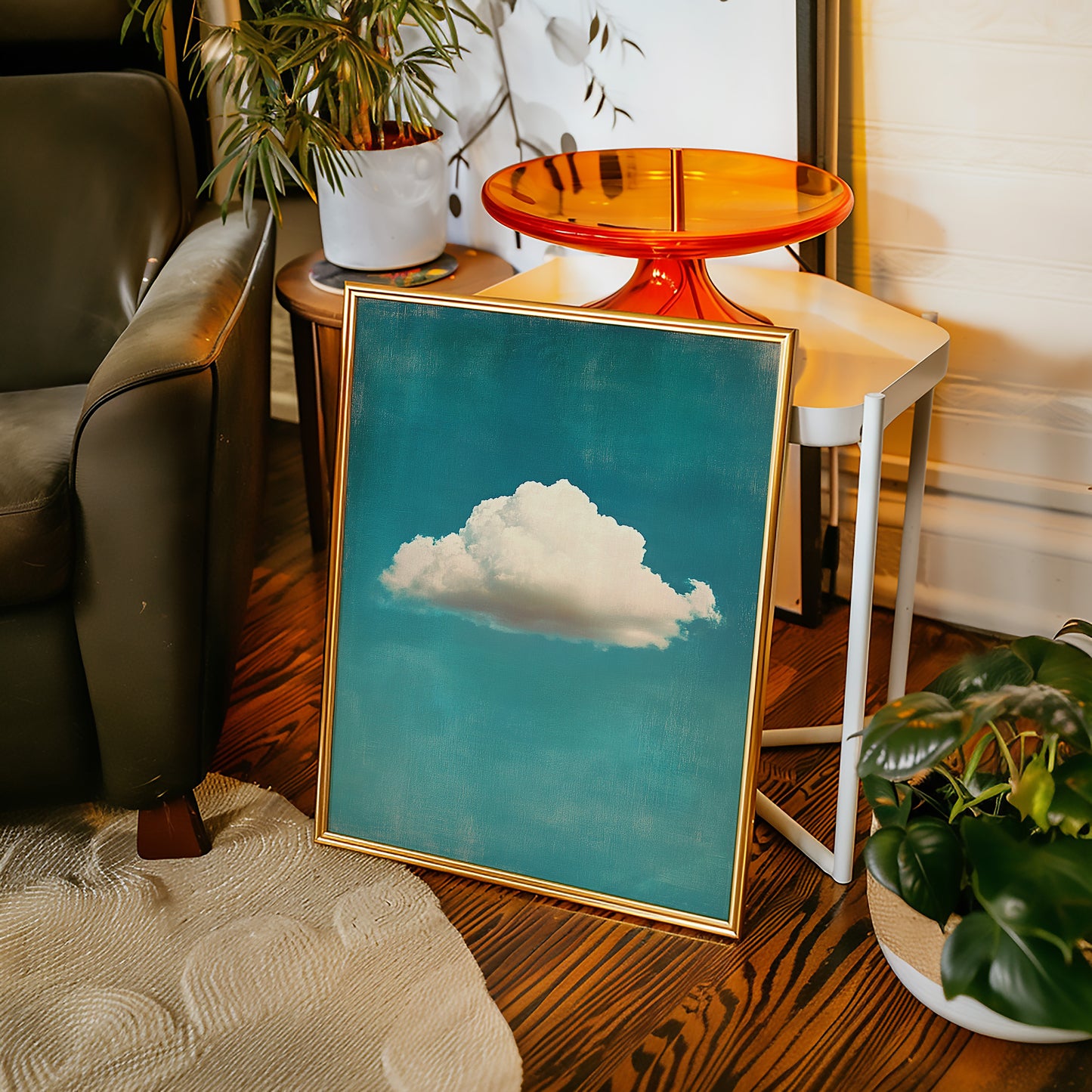 Daydream Cloud Over Turquoise Sky