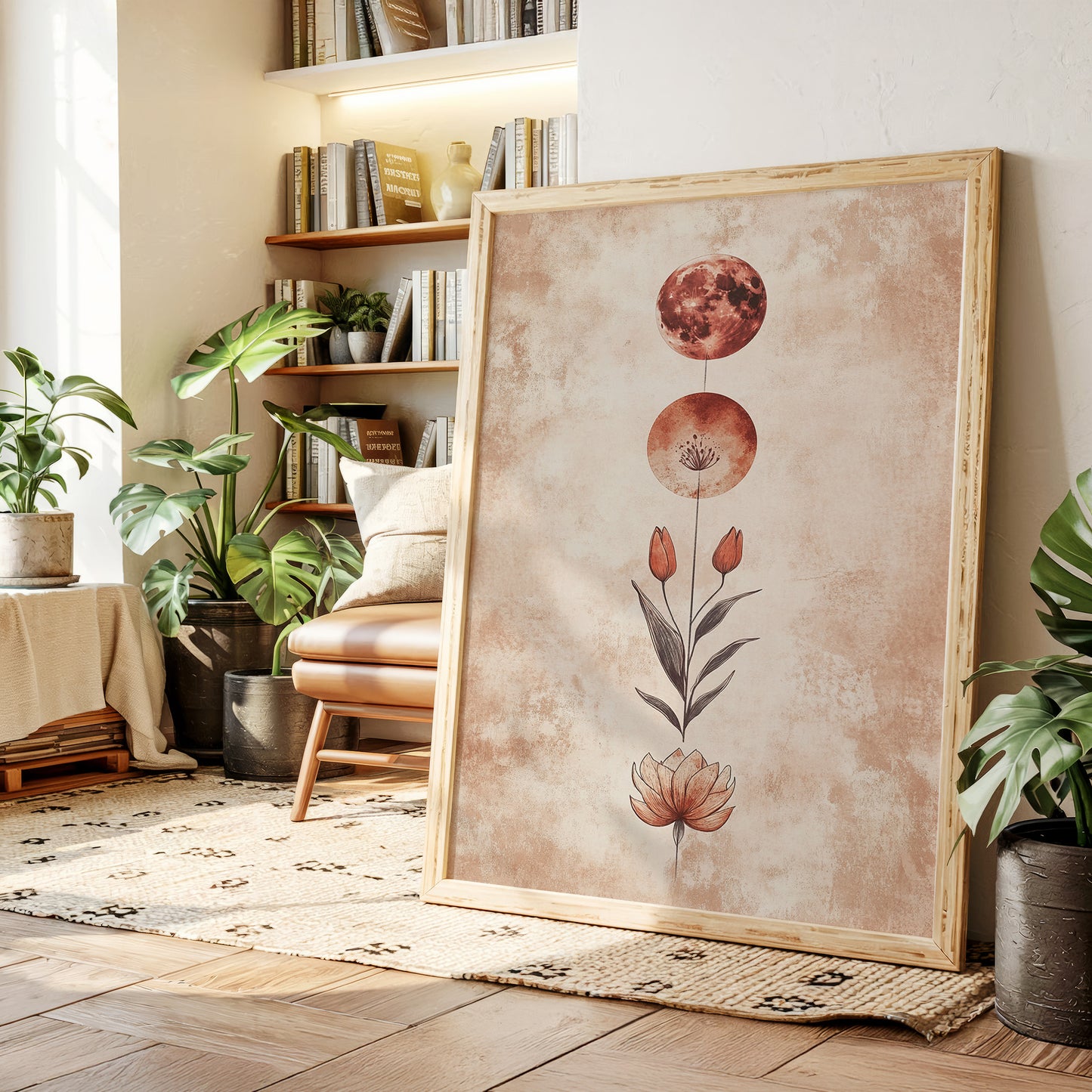 Blood Moon and Blooming Spirit