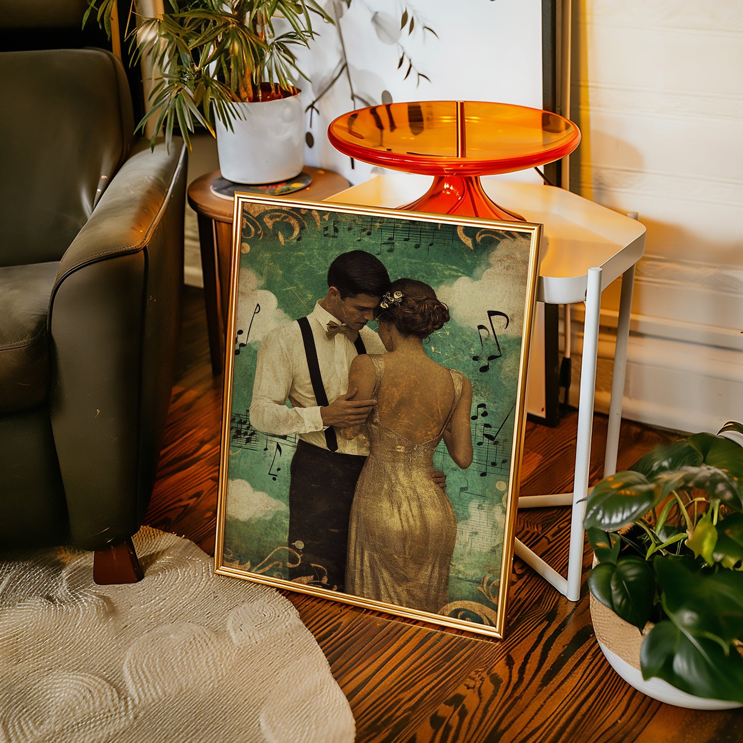 Golden Waltz Beneath the Music Sky